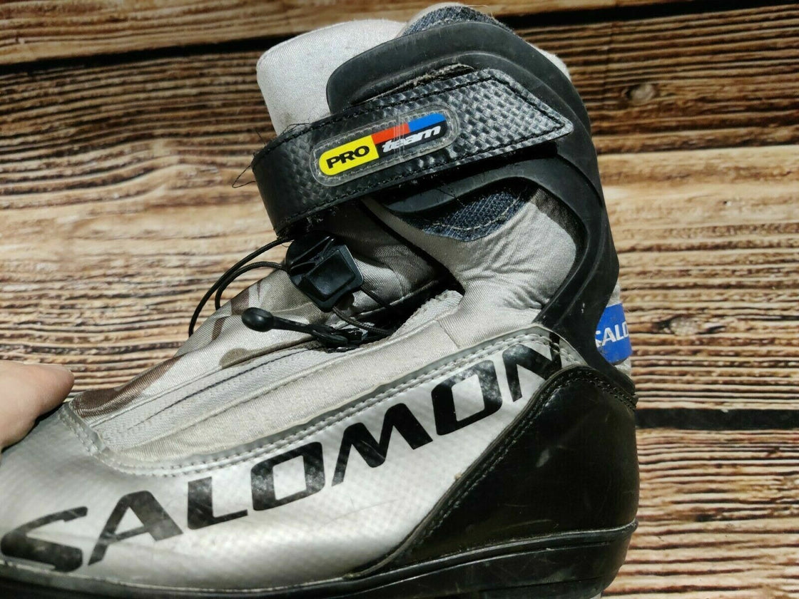 SALOMON Pro Combi Nordic Cross Country Ski Boots Size EU37 US5 SNS Profil 2387