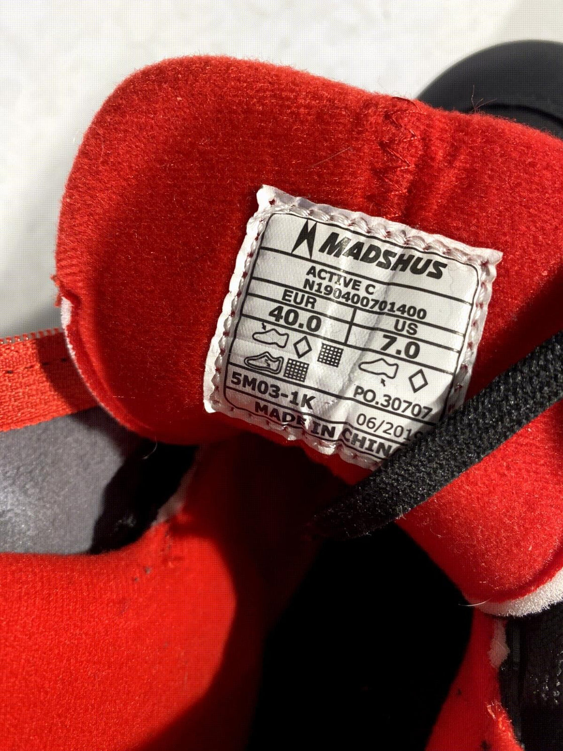 Madshus Active C Nordic Cross Country Ski Boots Size EU40 US7 NNN 2673