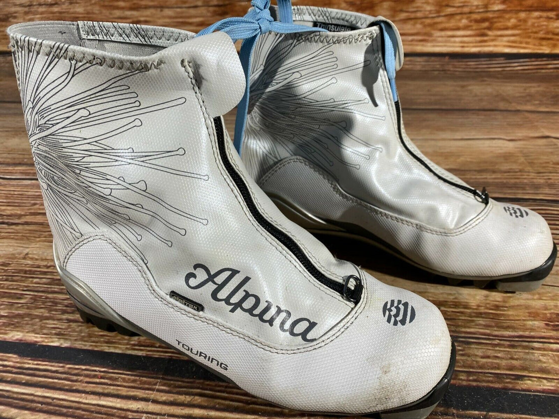 Alpina T28Eve Nordic Cross Country Ski Boots Size EU38 US6 NNN 786