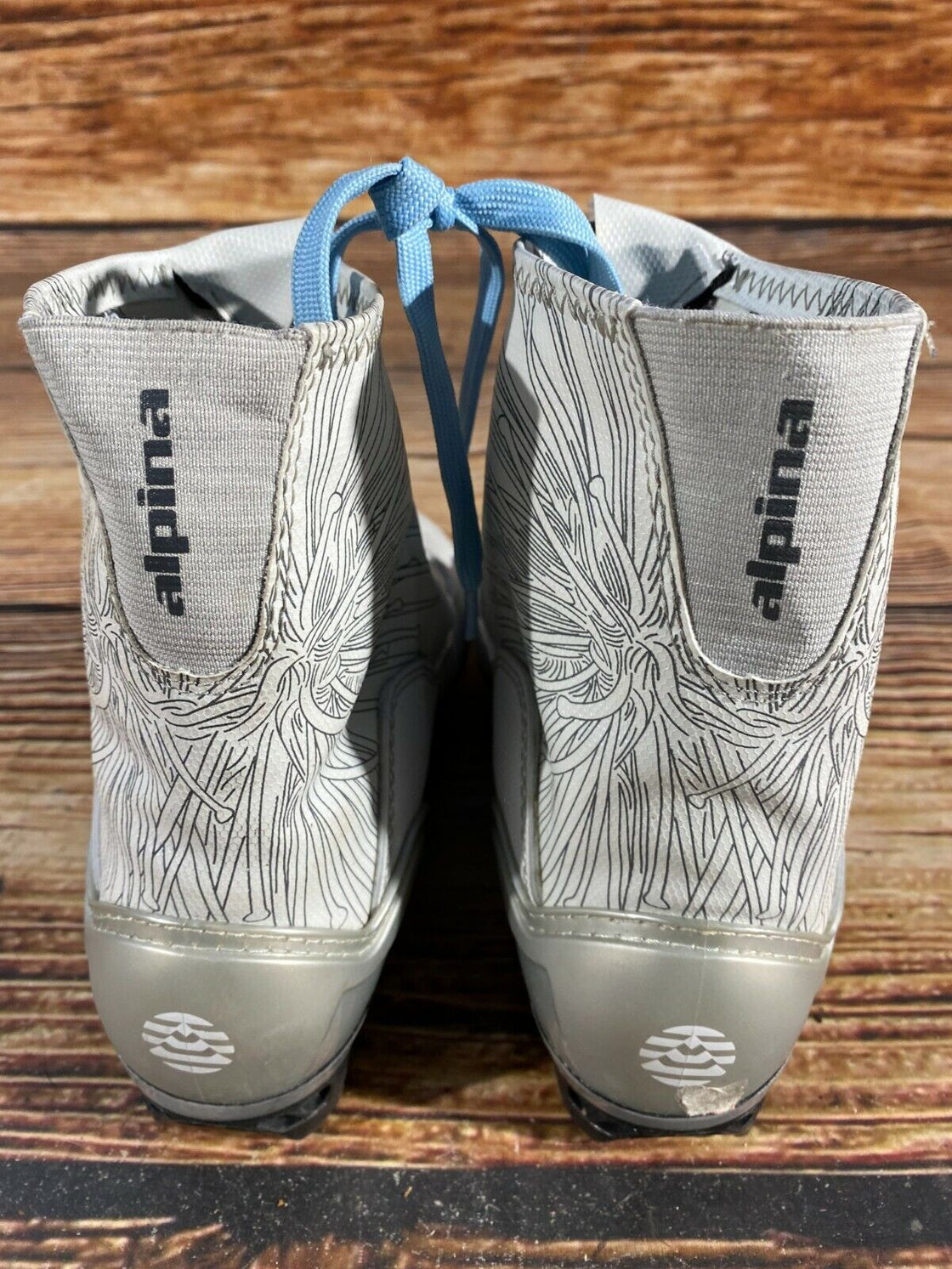 Alpina T28Eve Nordic Cross Country Ski Boots Size EU38 US6 NNN 786