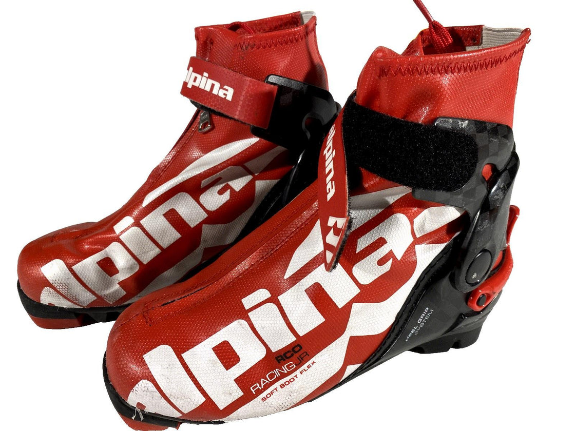 Alpina RCO Racing JR Nordic Cross Country Ski Boots Size EU35 US3.5 NNN 2992