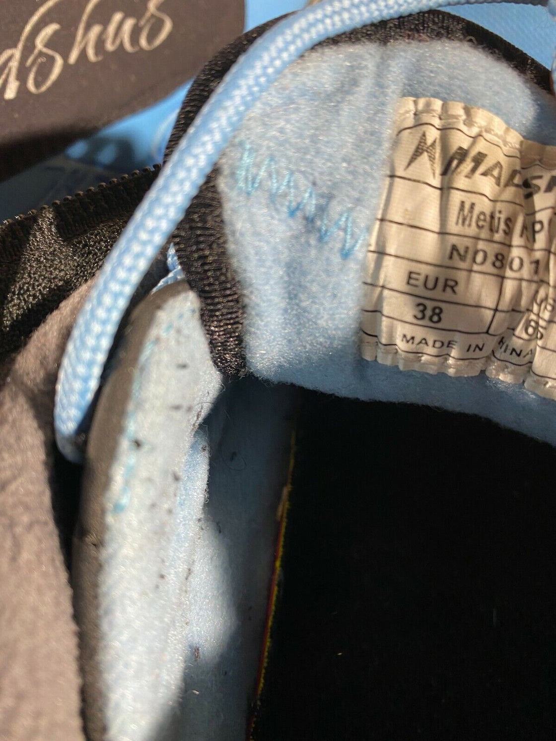 Madshus Metis RPC Nordic Cross Country Ski Boots Size EU38 US6.5 NNN 2725