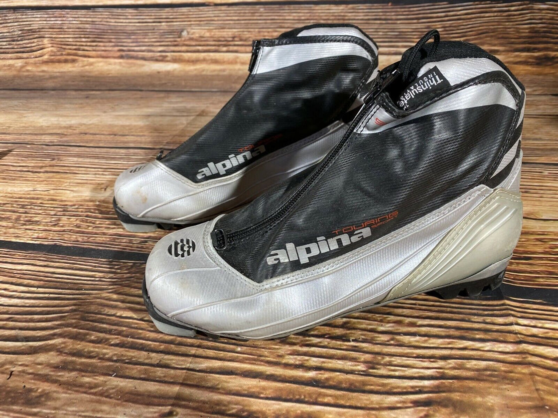 Alpina ST25 Cross Country Ski Boots Classic Size EU40 US8 NNN Rottefella 1055