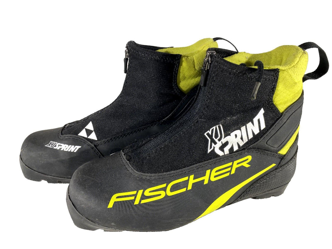 Fischer XJ Sprint Nordic Cross Country Ski Boots Size EU38 US6 NNN 1418