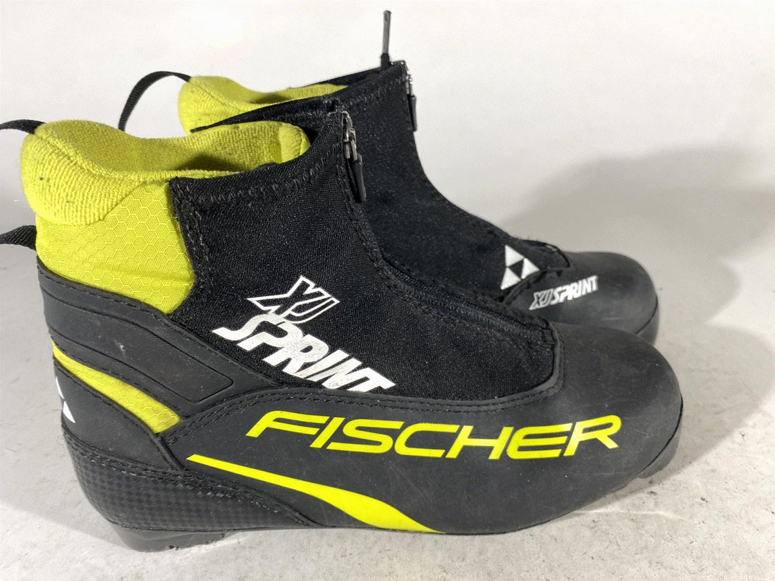 Fischer XJ Sprint Nordic Cross Country Ski Boots Size EU38 US6 NNN 1418