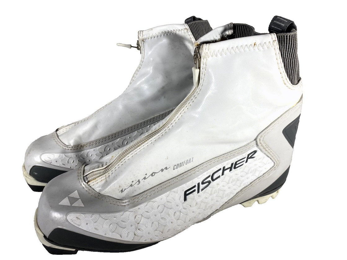 Fischer Vision Nordic Cross Country Ski Boots Size EU40 US7.5 for NNN 1535