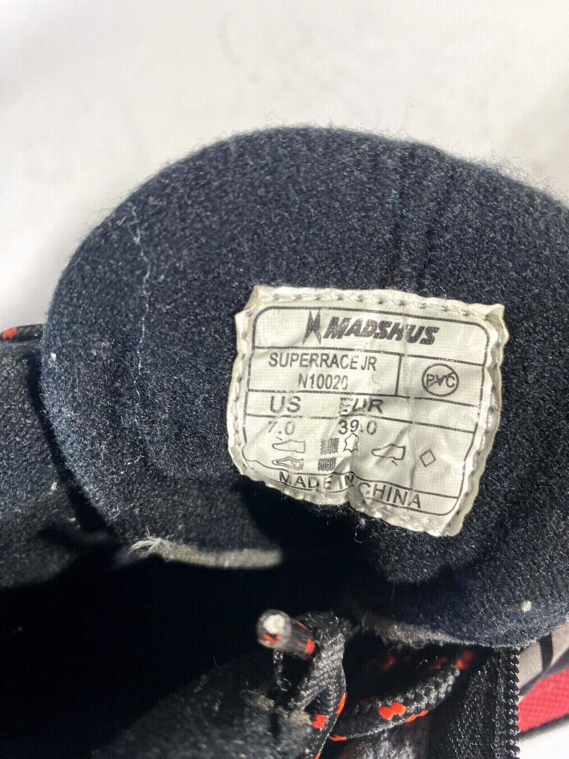 Madshus Super Race JR Nordic Cross Country Ski Boots Size EU39 US7 for NNN 2684