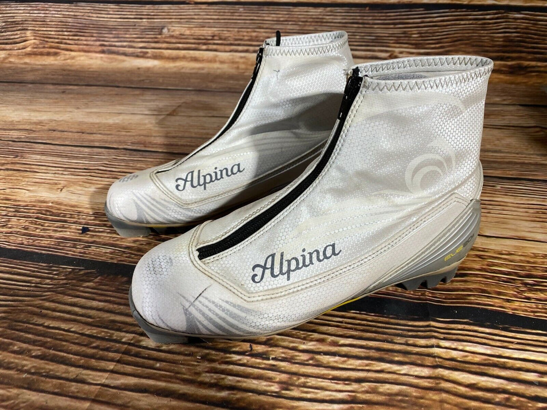 Alpina EVE20S Cross Country Ski Boots Classic Size EU40 US7.5 NNN 1002