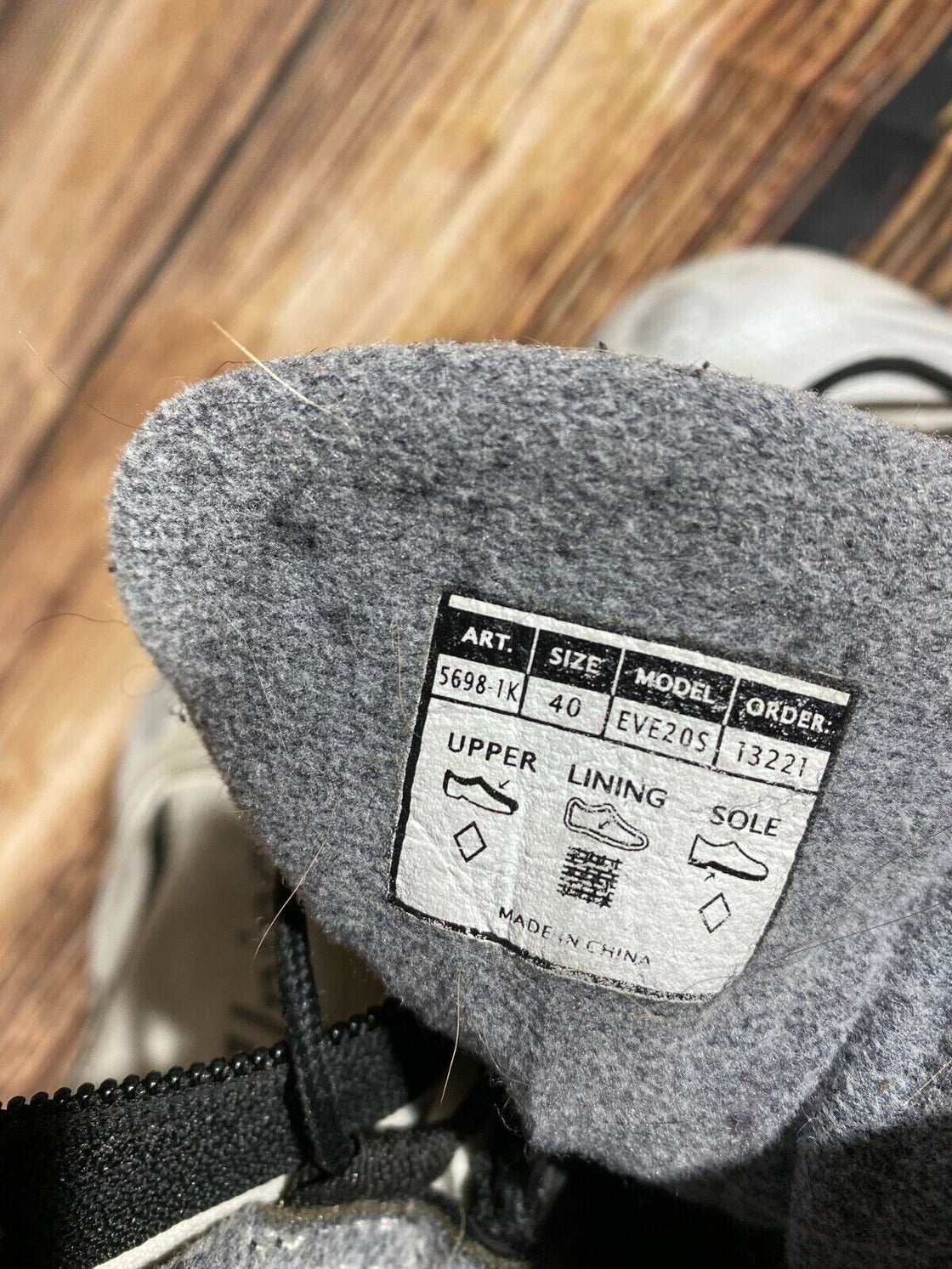 Alpina EVE20S Cross Country Ski Boots Classic Size EU40 US7.5 NNN 1002