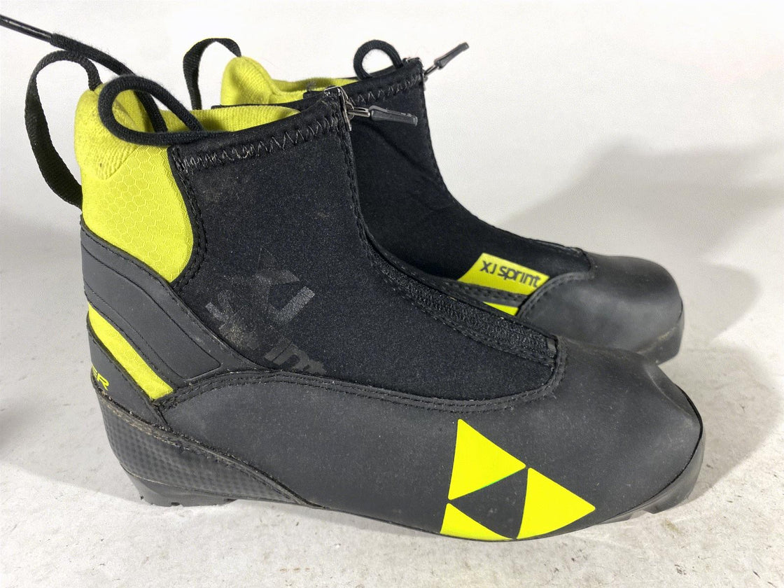 Fischer XJ Sprint Nordic Cross Country Ski Boots Size EU37 US5 for NNN 1439