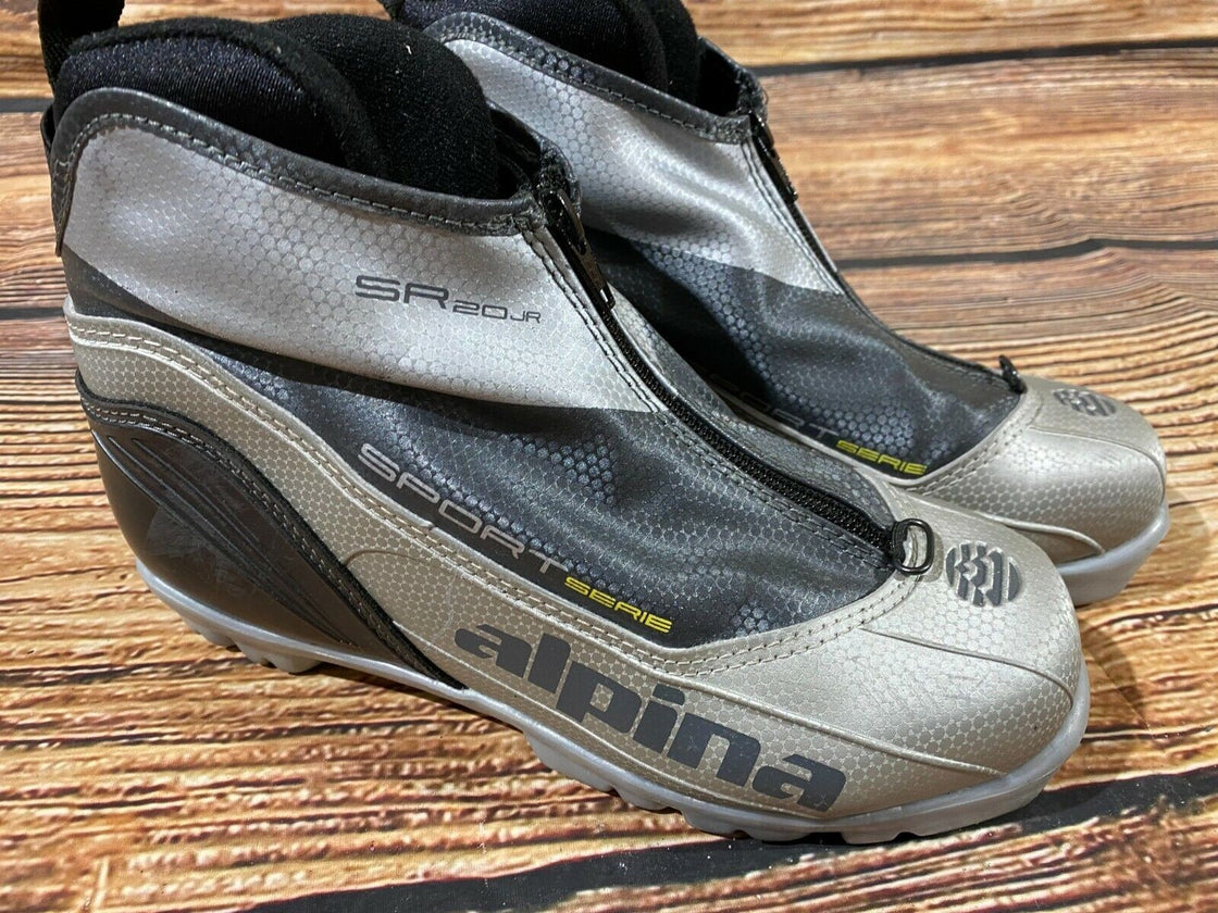 Alpina SR20 JR Cross Country Ski Boots Combi Size EU37 US5 NNN 2838