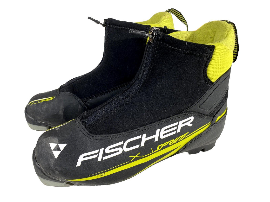 Fischer XJ Sprint Nordic Cross Country Ski Boots Size EU38 US6 NNN 1541