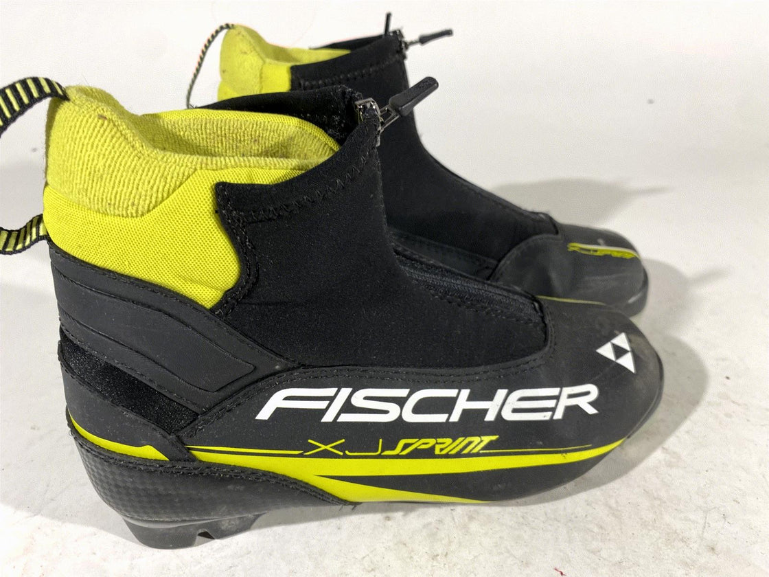 Fischer XJ Sprint Nordic Cross Country Ski Boots Size EU38 US6 NNN 1541