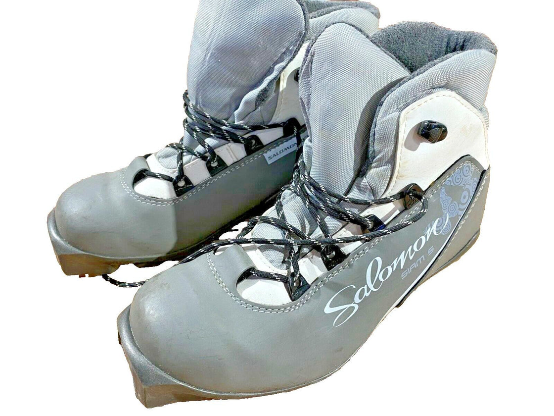 SALOMON Siam 5 Cross Country Ski Boots Size EU37 1/3 US6 SNS Profil 2370