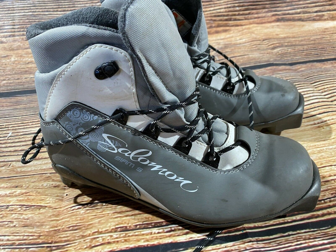 SALOMON Siam 5 Cross Country Ski Boots Size EU37 1/3 US6 SNS Profil 2370
