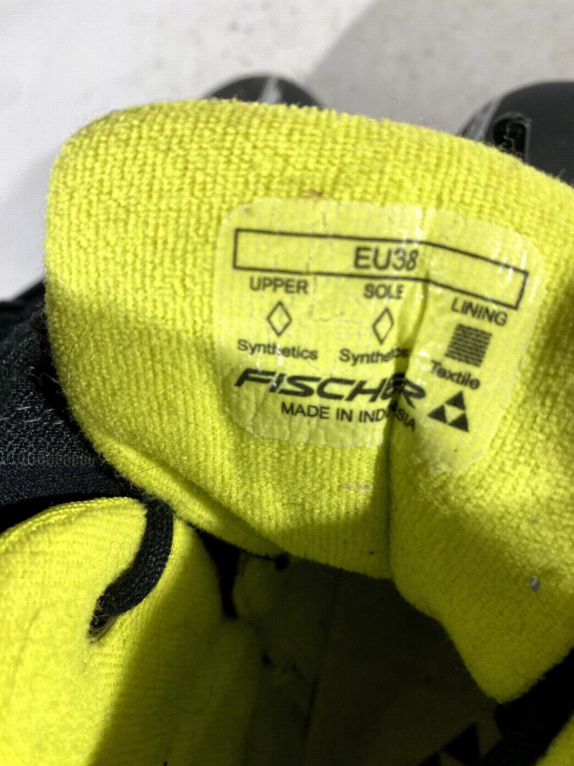 Fischer XJ Sprint Nordic Cross Country Ski Boots Size EU38 US6 NNN 1537
