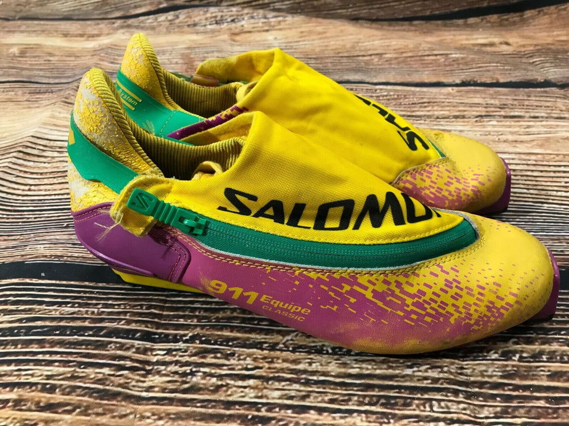 SALOMON 911 Equipe Classic Cross Country Boots Size EU43.5 US9.5 SNS Profil 2179