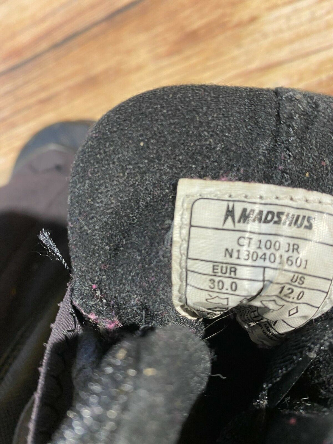 Madshus CT100 Jr Cross Country Ski Boots Size EU30 for NNN M-101