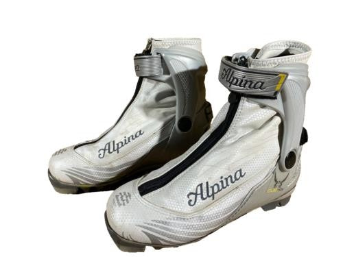 Alpina EVE40S Nordic Cross Country Ski Boots Size EU36 US4.5 NNN bindings 1006