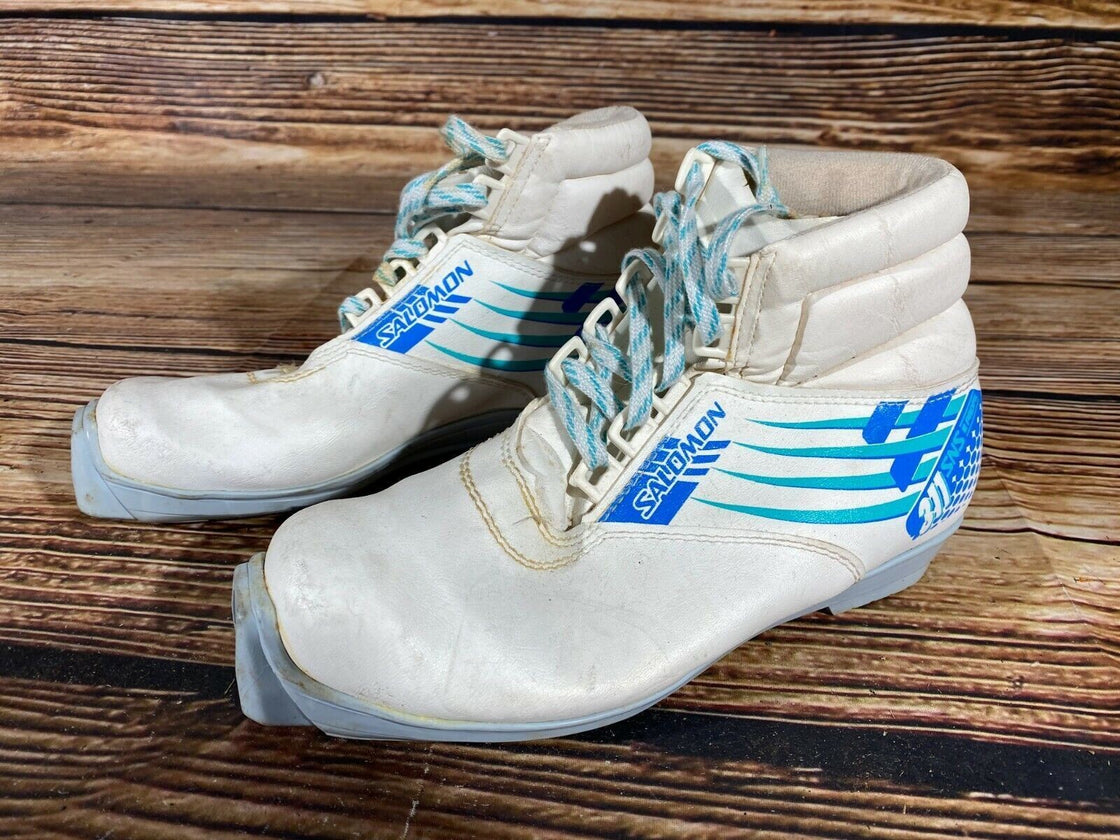 SALOMON 311 Nordic Cross Country Ski Boots Size EU38 US6 SNS profil 2076