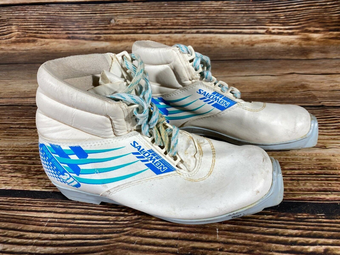 SALOMON 311 Nordic Cross Country Ski Boots Size EU38 US6 SNS profil 2076