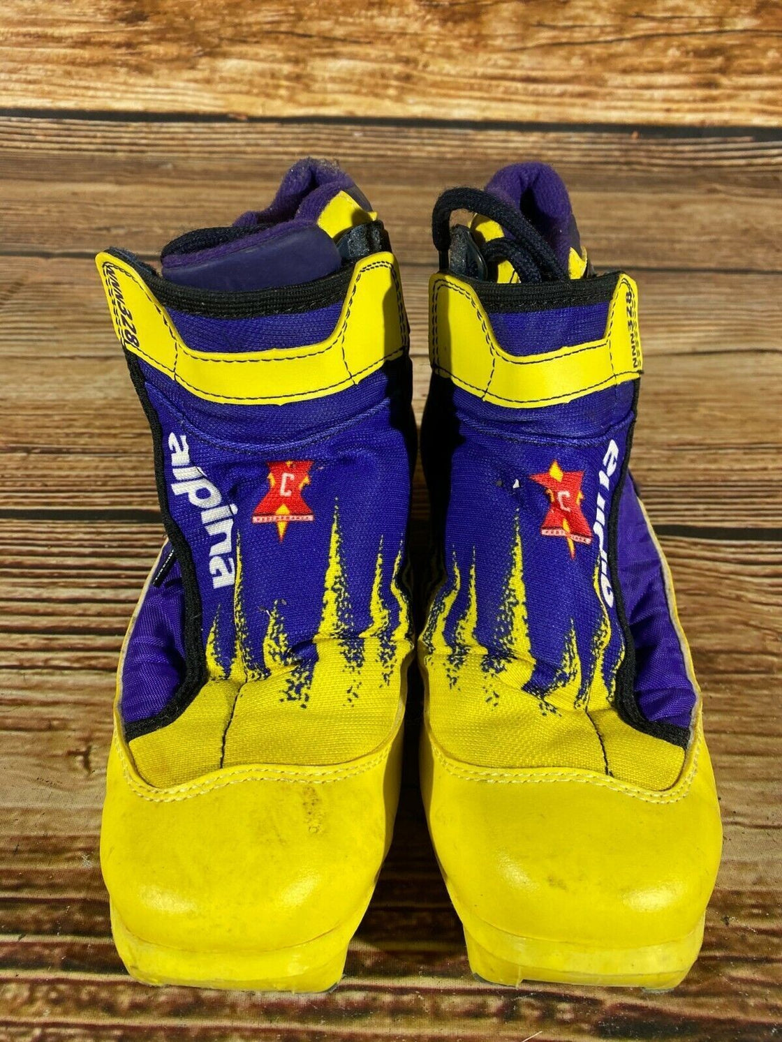 Alpina 328 Nordic Cross Country Ski Boots Size EU37 US5 NNN bindings 901