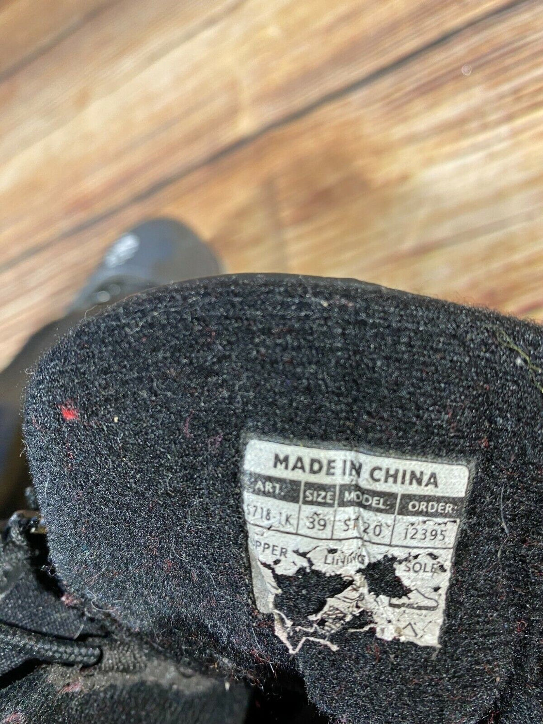 Alpina ST20 Nordic Cross Country Ski Boots Size EU39 US7 NNN bindings 2894