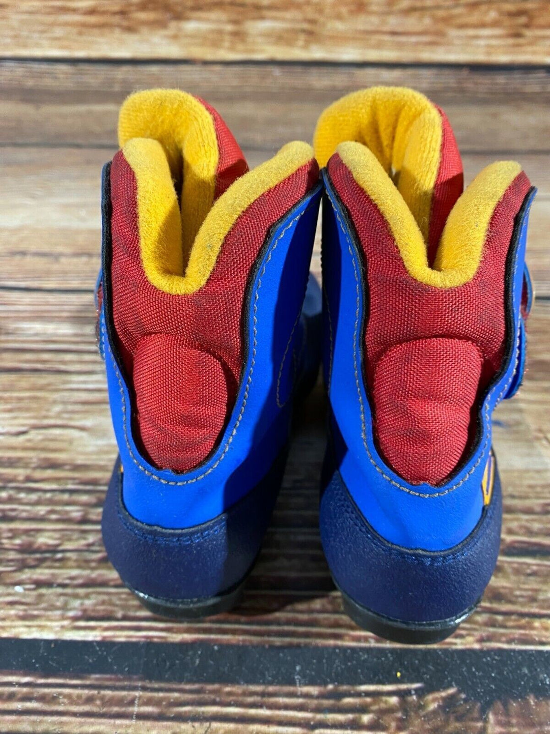 SALOMON Kids Nordic Cross Country Ski Boots Size EU31 US13 SNS S-52 SNS