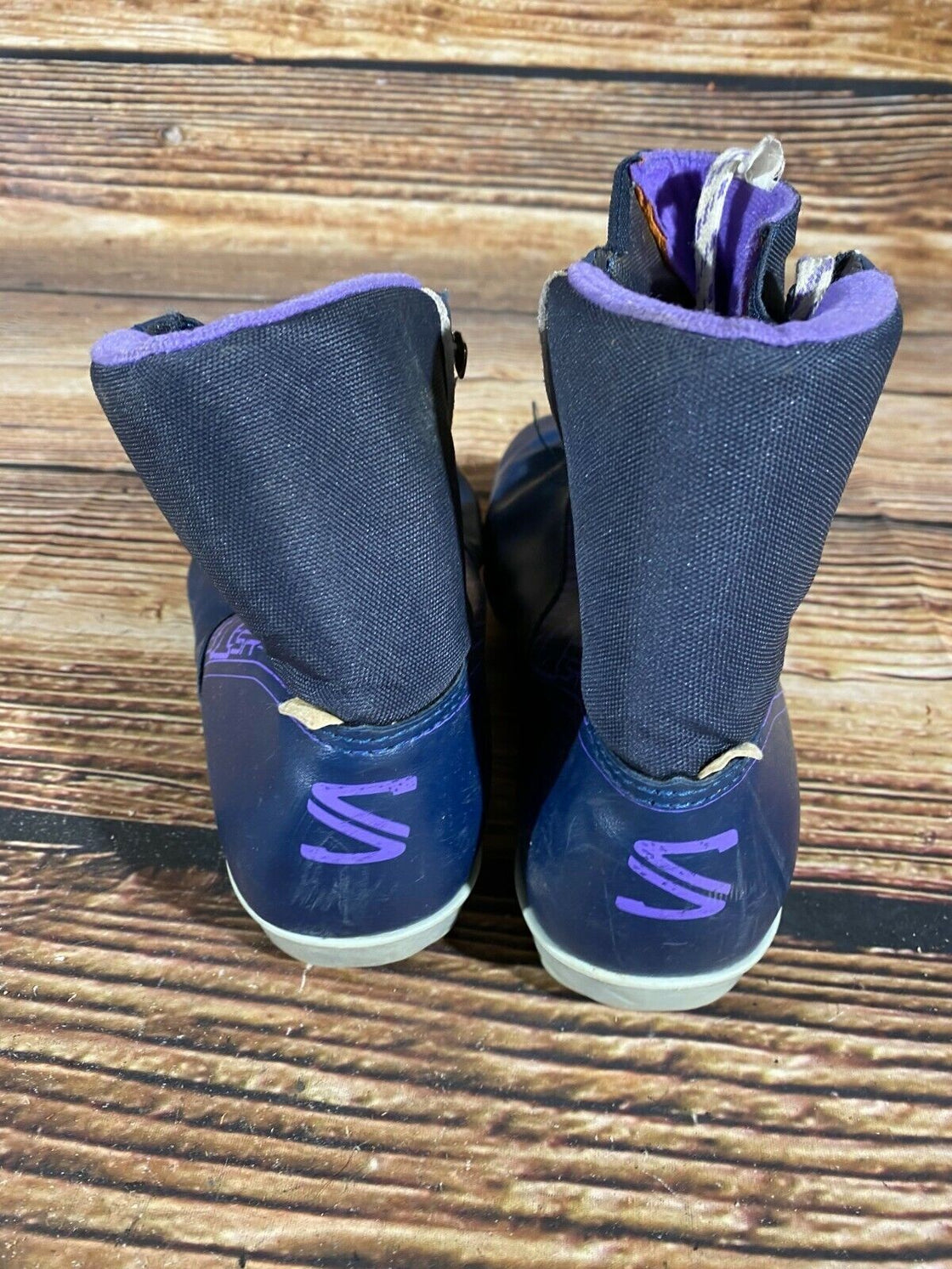 SALOMON 361 SR Nordic Cross Country Ski Boots Size EU43 US9.5 SNS profil 2363