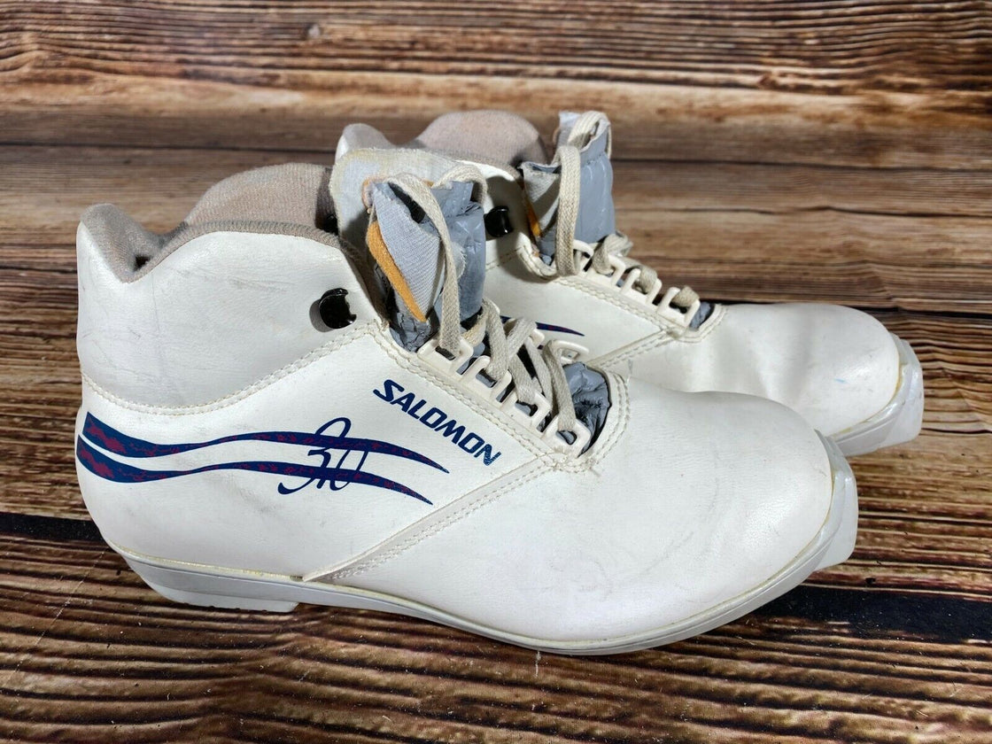 SALOMON 3.0 Nordic Cross Country Ski Boots Size EU41 US8 SNS profil 2004