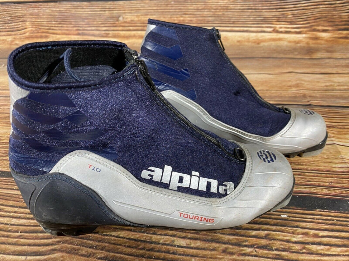 Alpina T10 Nordic Cross Country Ski Boots Size EU40 US7.5 NNN 820