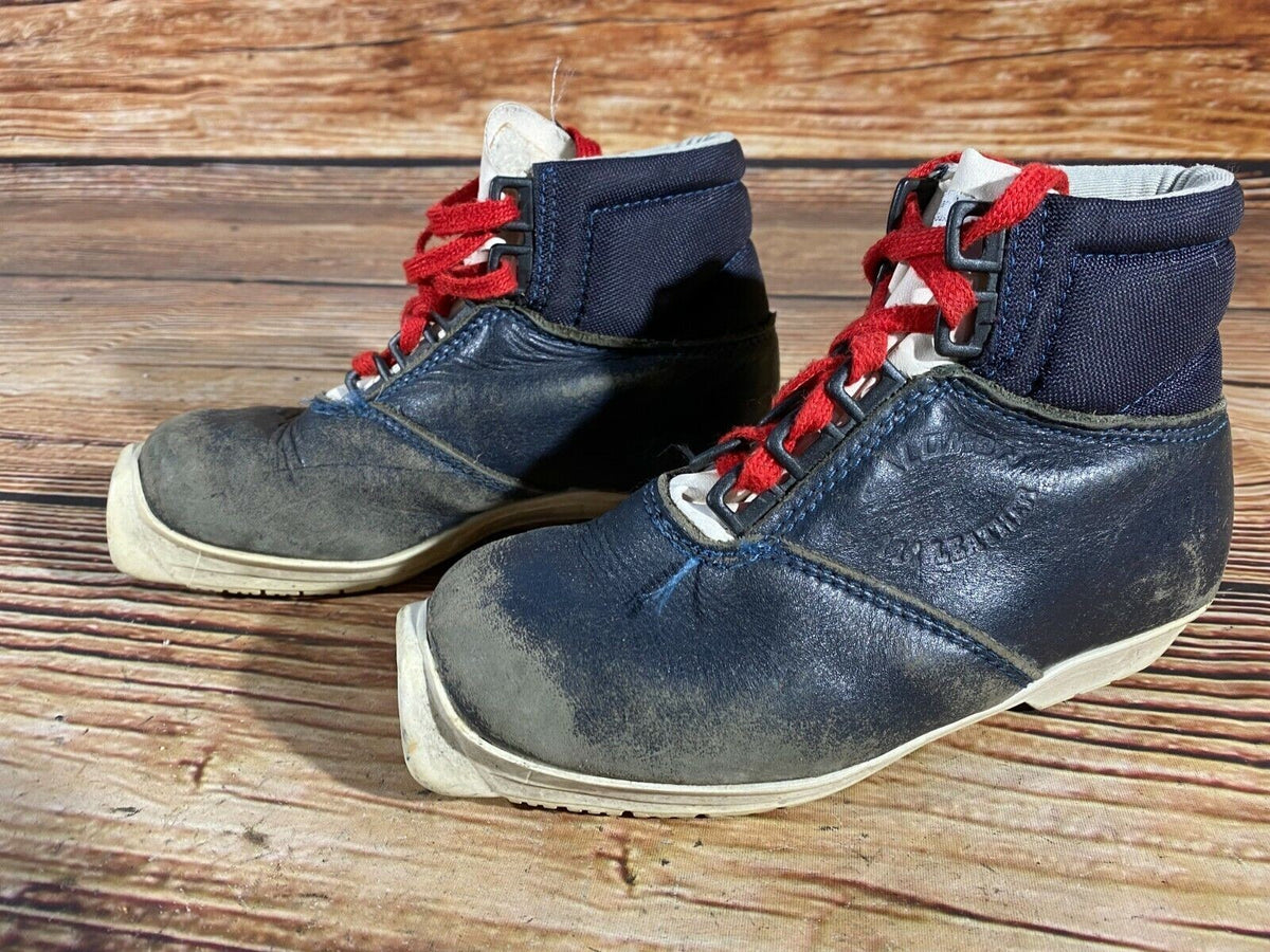 Salomon Leather Cross Country Ski Boots Classic SNS Profil EU 32 US 1.5 S-39