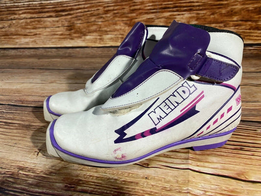 Meindl Cross Country Ski Boots Classic SNS Profil EU 38 US 6 Vintage 245mm 1322