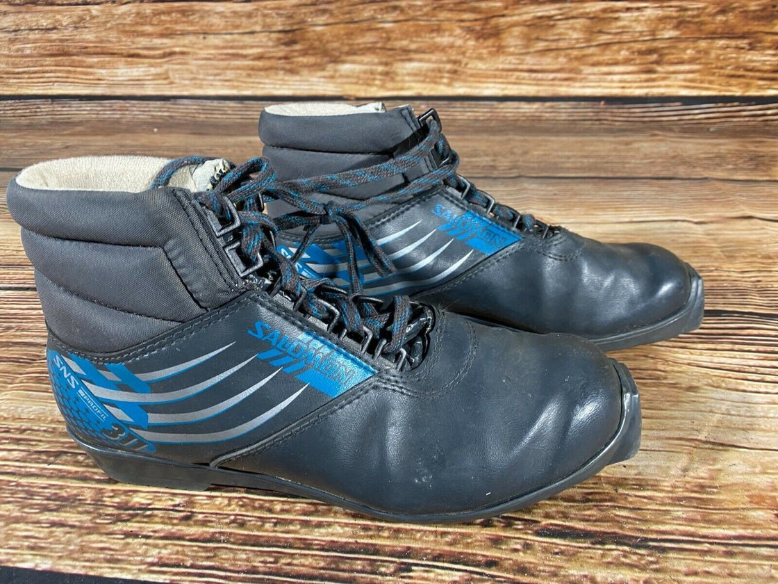 SALOMON 311 Nordic Cross Country Ski Boots Size EU42 US9 SNS profil 2265