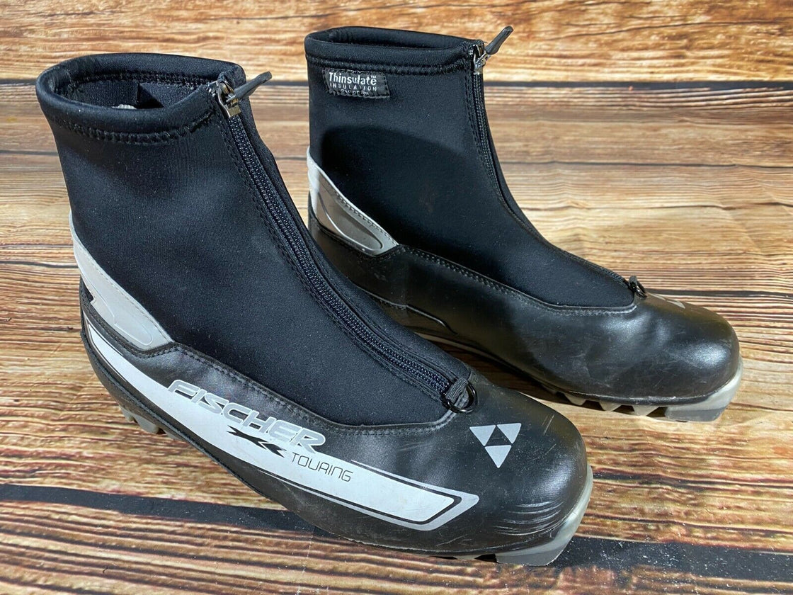 Fischer XC Touring Nordic Cross Country Ski Boots Size EU42 US9 NNN 1524