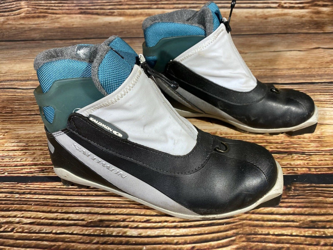 SALOMON Cross Country Ski Boots Size EU38 US6.5 SNS profil 2033