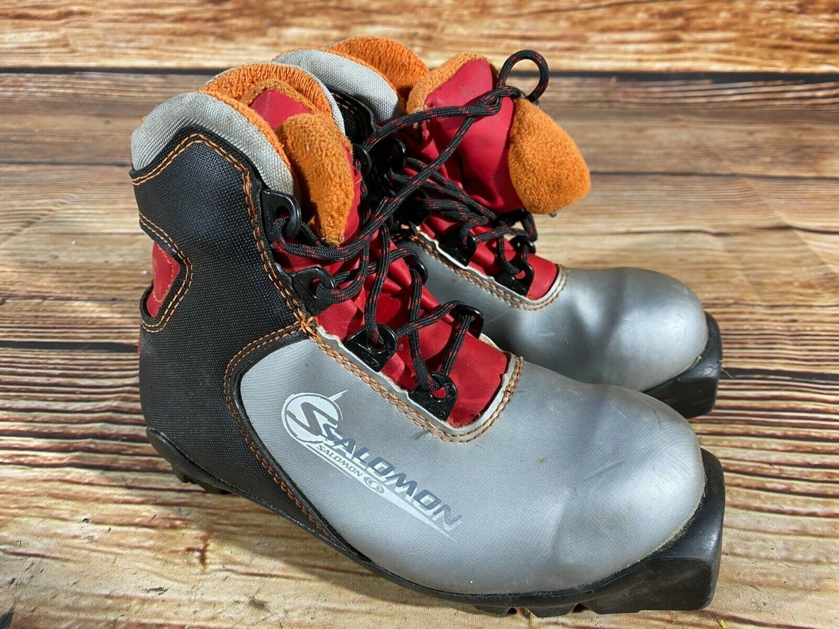Salomon Cross Country Ski Boots Classic SNS Profil EU 30 US 12 Kids 185mm S-36