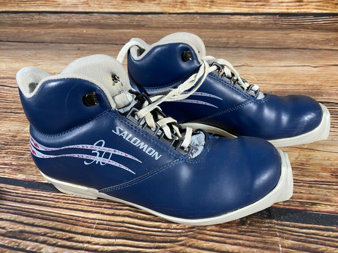 SALOMON 3.0 Nordic Cross Country Ski Boots Size EU40 US7.5 SNS profil 2031