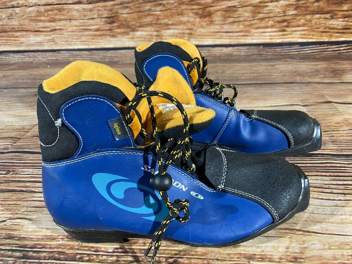 Salomon Igloo Cross Country Ski Boots Classic SNS Profil EU 38 US 5.5 240mm 2014