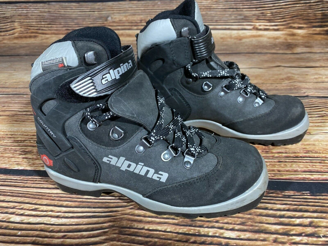 ALPINA Touring Backcountry Nordic Cross Country Ski Boots EU37 US5 NNN-BC 1870