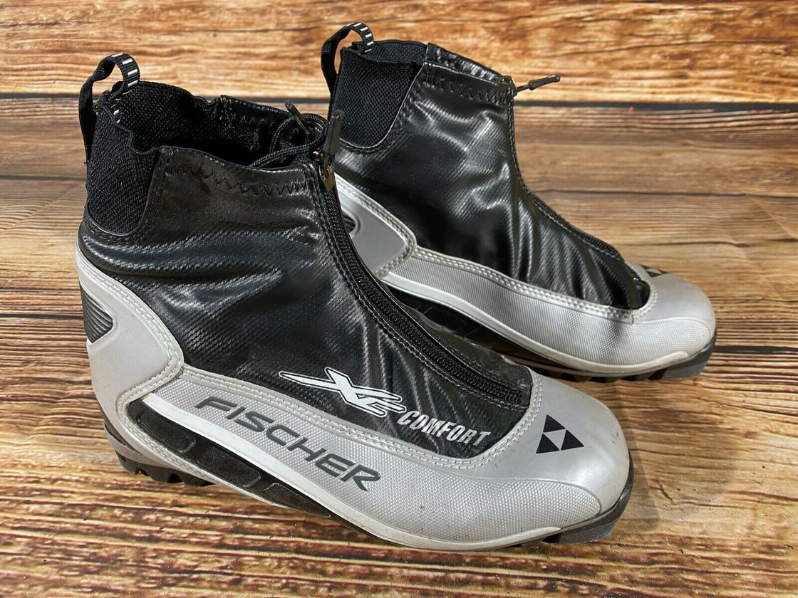FISCHER XC Comfort Cross Country Ski Boots Size EU40 US7.5 NNN bindings 1515