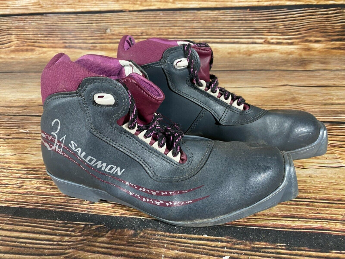 Salomon 3.1 Cross Country Ski Boots Classic SNS Profil EU 42 US 8.5 270mm 2232