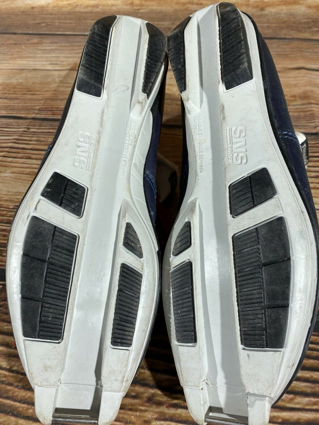 SALOMON Leather Nordic Cross Country Ski Boots Size EU42 US9 SNS profil 2017
