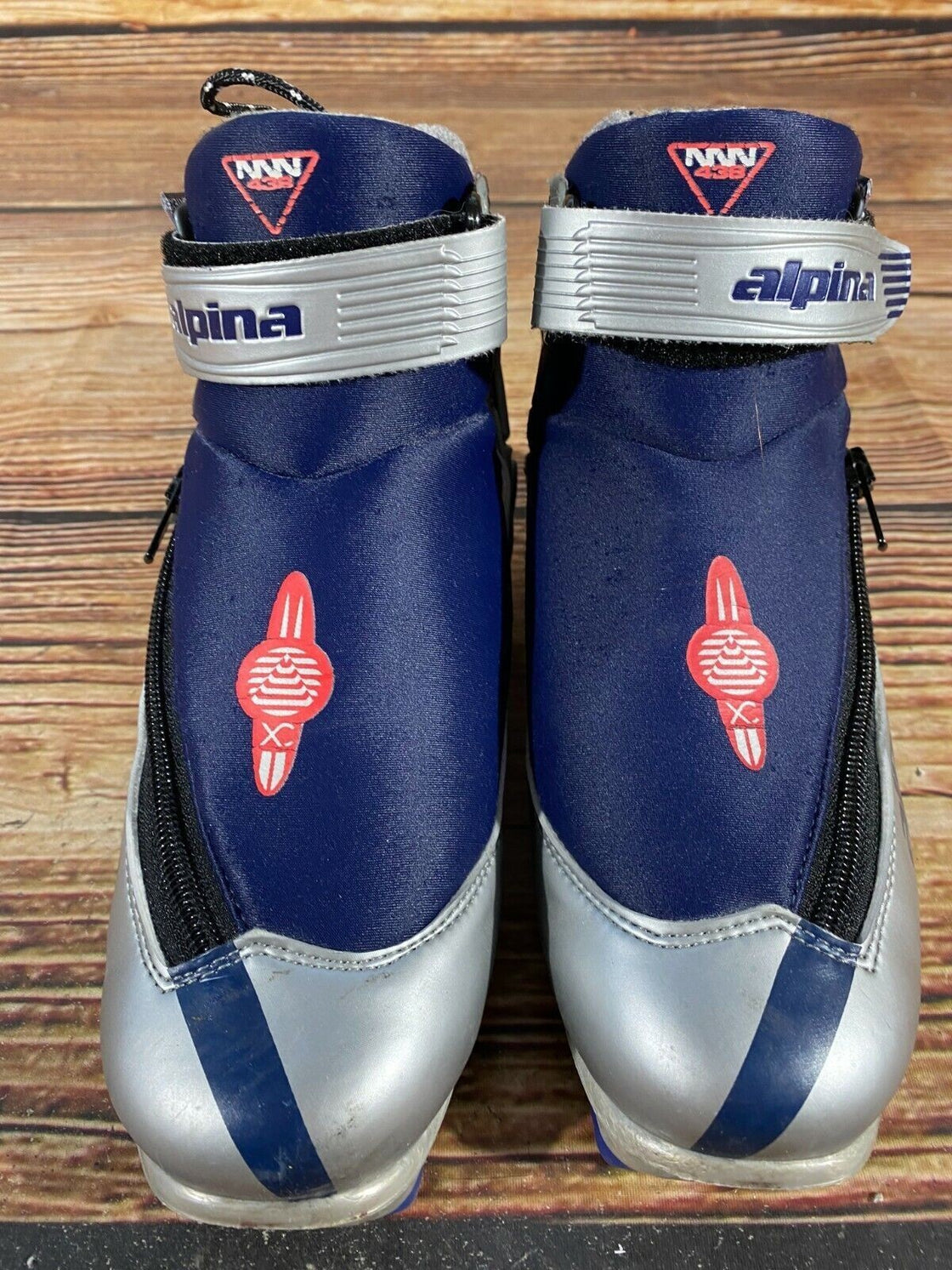 Alpina 438 Nordic Cross Country Ski Boots Size EU37 US5 NNN bindings 2823