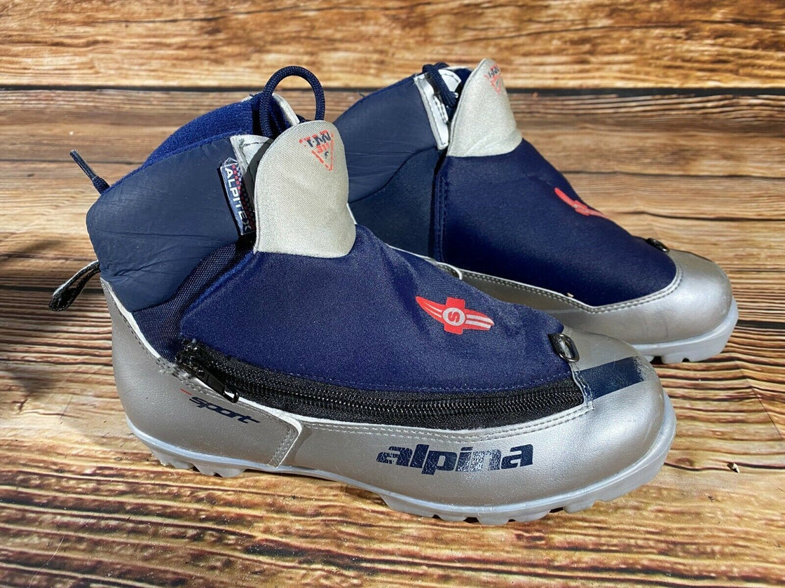 Alpina 311 Nordic Cross Country Ski Boots Size EU37 US5 NNN bindings 841