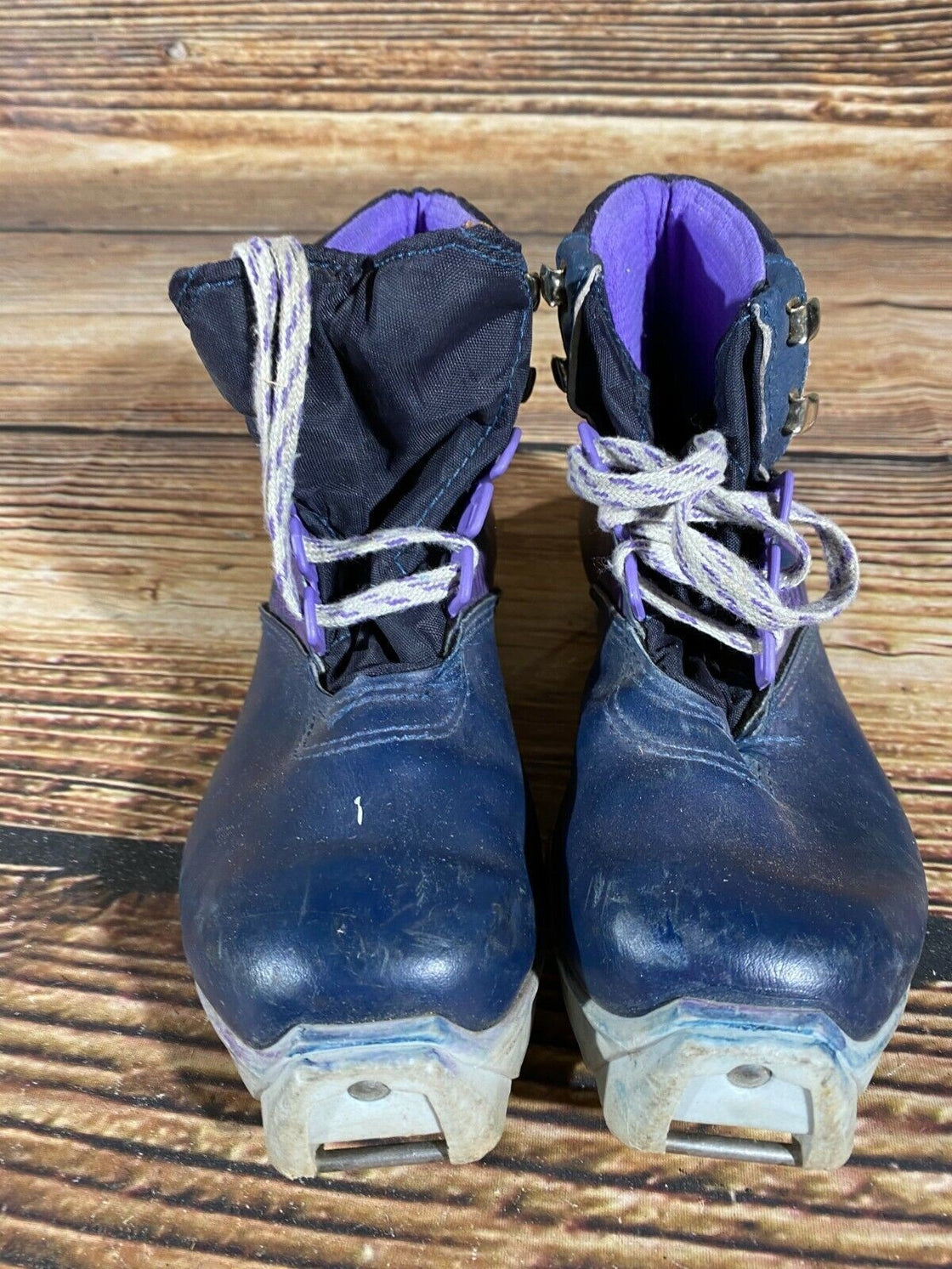 SALOMON 361 SR Nordic Cross Country Ski Boots Size EU36 US4.5 SNS profil 2097