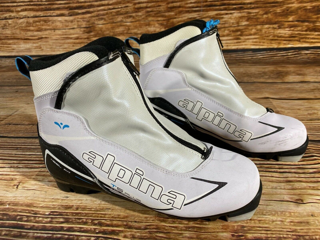 Alpina T5 Plus Nordic Cross Country Ski Boots Size EU37 US5 NNN bindings 3046