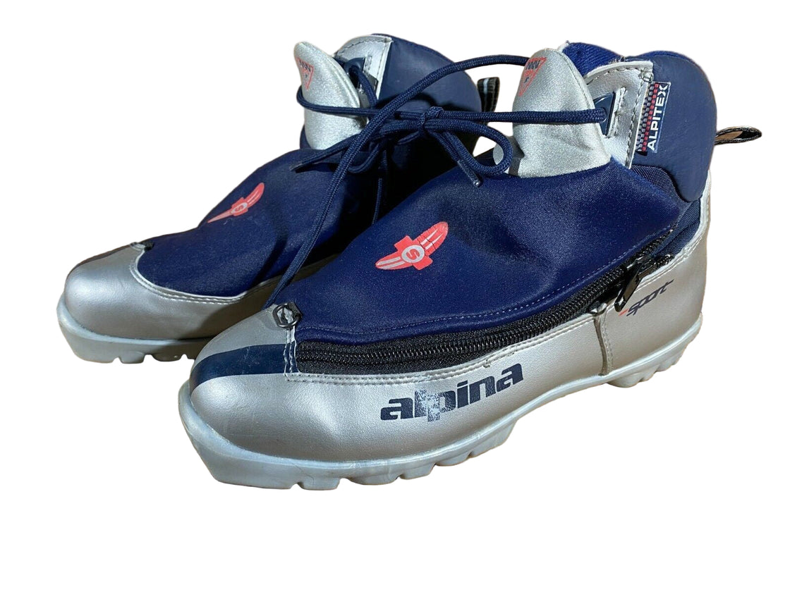 Alpina 311 Nordic Cross Country Ski Boots Size EU39 US7 NNN bindings 2798