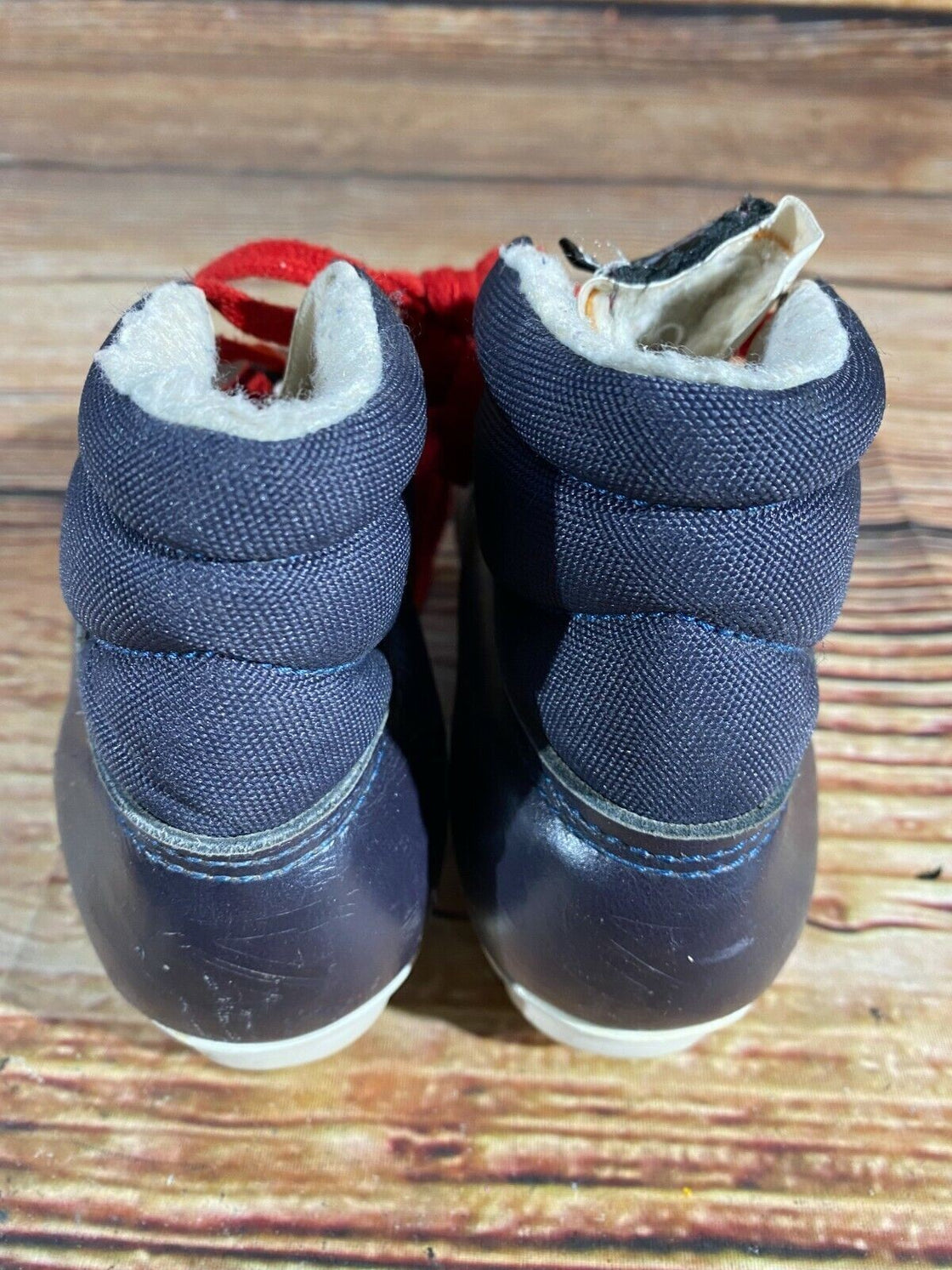 SALOMON Leather Kids Nordic Cross Country Ski Boots Size EU29 US11 SNS S-28 SNS