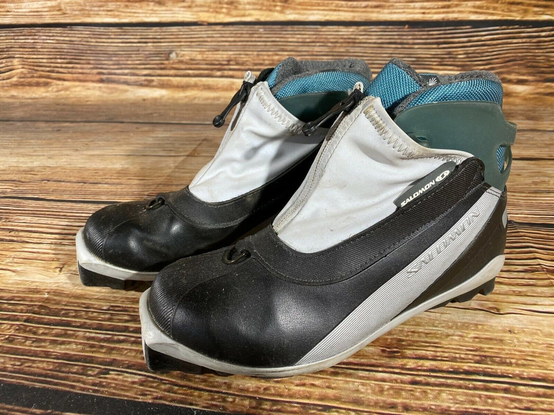 SALOMON Nordic Cross Country Ski Boots Size EU38 US6.5 SNS profil 2109